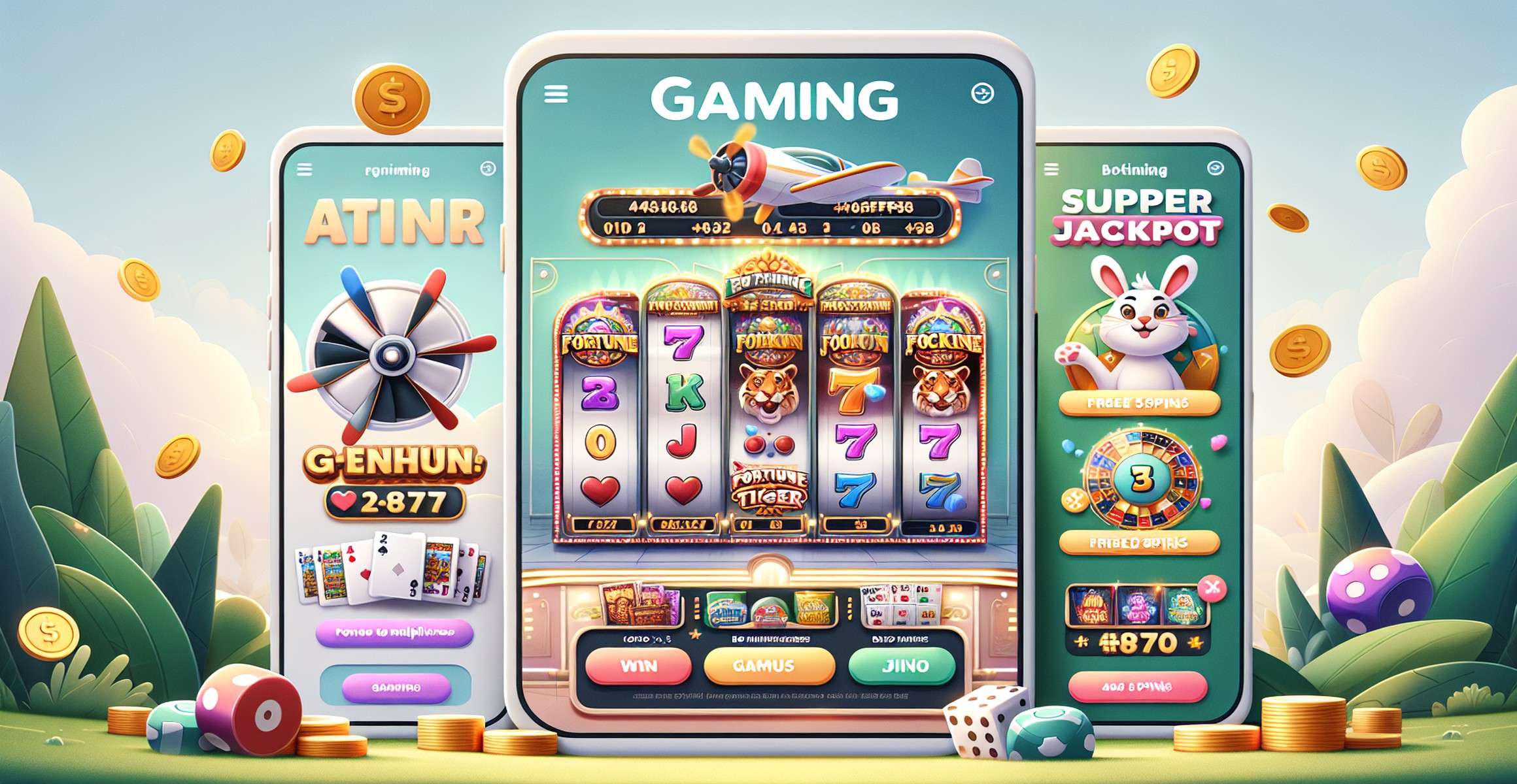 Fortune Rabbit Slots - Join 777Fe Game for fun and excitement.